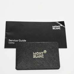 Pre Owned Montblanc Meisterstuck Black Soft Leather Pouch