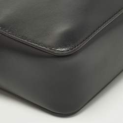 مملوكة مسبقًا Montblanc Meisterstück Mini Black/Green Leather Clutch Bag