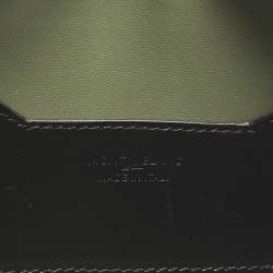 مملوكة مسبقًا Montblanc Meisterstück Mini Black/Green Leather Clutch Bag