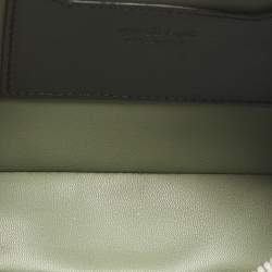 مملوكة مسبقًا Montblanc Meisterstück Mini Black/Green Leather Clutch Bag