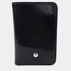 مملوكة مسبقًا Montblanc Black Leather card wallet