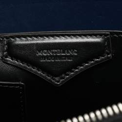 مملوكة مسبقًا Montblanc Meisterstück Black Leather Portfolio Pouch