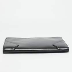 مملوكة مسبقًا Montblanc Meisterstück Black Leather Portfolio Pouch