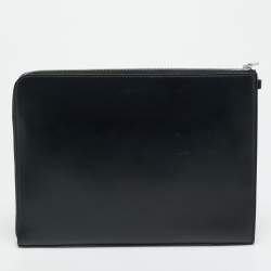 مملوكة مسبقًا Montblanc Meisterstück Black Leather Portfolio Pouch