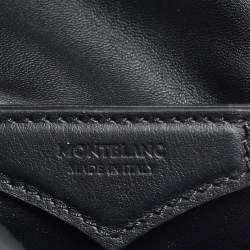 Pre Owned Montblanc Meisterstück Selection Black Leather Sling Bag