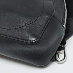 Pre Owned Montblanc Meisterstück Selection Black Leather Sling Bag
