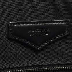 مملوكة مسبقًا حقيبة مستندات مون بلان جلد زرقاء بحرية