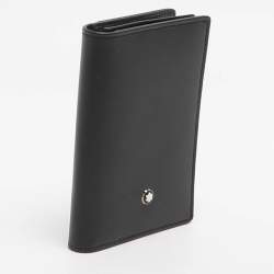 Pre Owned محفظة بطاقات مون بلان مايسترشتوك جلد أسود