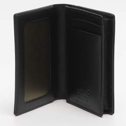 Pre Owned محفظة بطاقات مون بلان مايسترشتوك جلد أسود