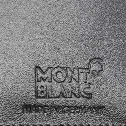 Pre Owned محفظة بطاقات مون بلان مايسترشتوك جلد أسود