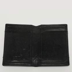 مملوكة مسبقًا Montblanc Meisterstuck Business Black/Grey Canvas and Leather Bifold Card Holder 