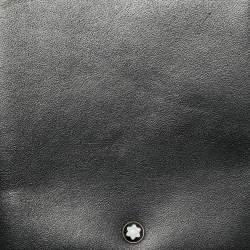 مملوكة مسبقًا Montblanc Meisterstuck Black Leather Bifold Wallet Organizer