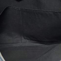 مملوكة مسبقًا حقيبة مستندات مون بلان جلد أزرق كحلي بحافظة بورتفوليو