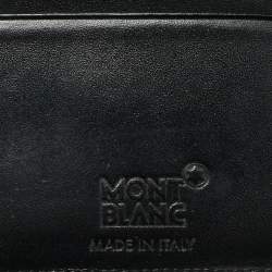 مملوكة مسبقًا Montblanc Meisterstuck Black Leather 6CC Bifold Wallet
