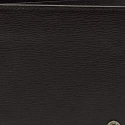 Pre Owned Montblanc Westside Black Leather Bifold Wallet
