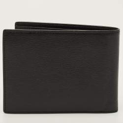 Pre Owned Montblanc Westside Black Leather Bifold Wallet