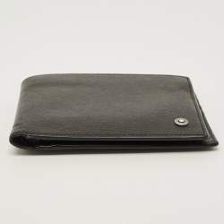 Pre Owned Montblanc Westside Black Leather Bifold Wallet