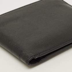 Pre Owned Montblanc Westside Black Leather Bifold Wallet