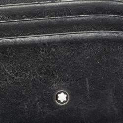 Pre Owned Montblanc Meisterstuck Black Leather Card Holder