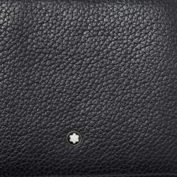 Pre Owned Montblanc 8CC Black Leather Bifold Wallet