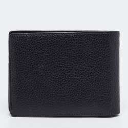 Pre Owned Montblanc 8CC Black Leather Bifold Wallet