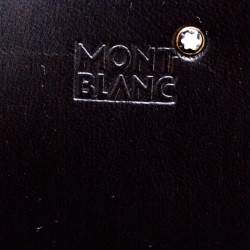 Pre Owned Montblanc Brown Leather Messenger Bag