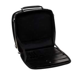 Pre Owned Montblanc Brown Leather Messenger Bag