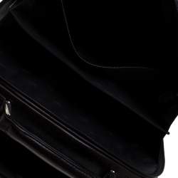 Pre Owned Montblanc Brown Leather Messenger Bag