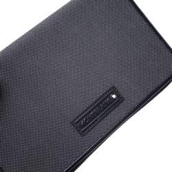 Montblanc Black Canvas Meisterstück Double Zip Organizer