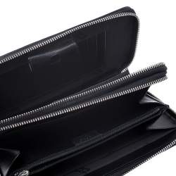 Montblanc Black Canvas Meisterstück Double Zip Organizer