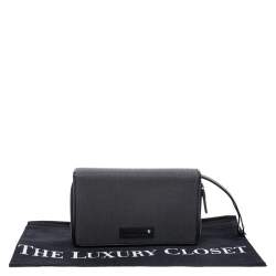 Montblanc Black Canvas Meisterstück Double Zip Organizer