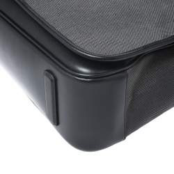Mont Blanc Black Meisterstuck Canvas Large Messenger Bag