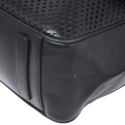 Pre Owned Montblanc Black Leather Meisterstuck Large Messenger Bag