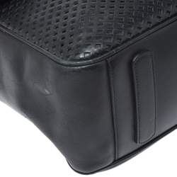 Pre Owned Montblanc Black Leather Meisterstuck Large Messenger Bag