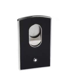 Pre Owned Montblanc Black Leather Sartorial Hard Shell Business Card Holder