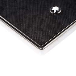 Pre Owned Montblanc Black Leather Sartorial Hard Shell Business Card Holder