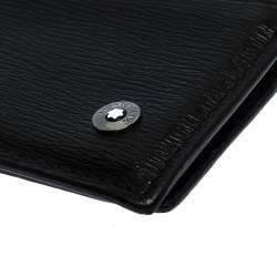 Pre Owned Montblanc Black Leather Card Holder 8CC