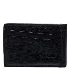 Pre Owned Montblanc Black Leather Card Holder 8CC