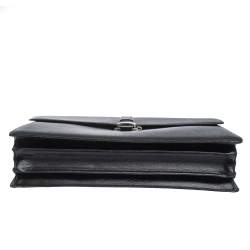 Montblanc Black Leather Westside Double Gusset Briefcase