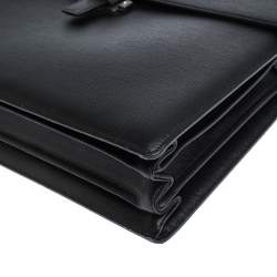 Montblanc Black Leather Westside Double Gusset Briefcase
