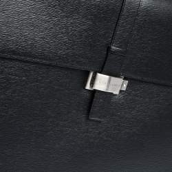 Montblanc Black Leather Westside Double Gusset Briefcase