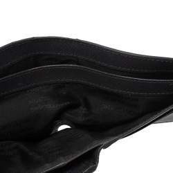 Pre Owned Montblanc Grey Leather Bifold Wallet