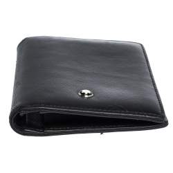 Montblanc Black Leather Meisterstuck Bifold Card Holder
