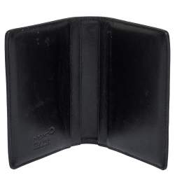 Montblanc Black Leather Meisterstuck Bifold Card Holder