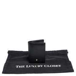 Montblanc Black Leather Meisterstuck Bifold Card Holder
