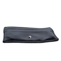 Pre Owned Montblanc Black Leather Meisterstuck Card Holder 6CC