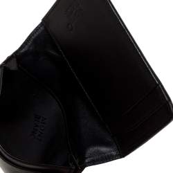 Pre Owned Montblanc Black Leather Meisterstuck Business Card Holder