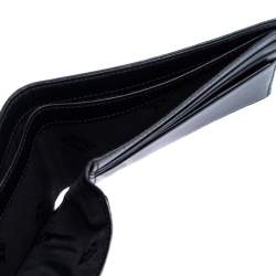 Montblanc Grey/Black Canvas and Leather Meisterstuck Bifold Wallet