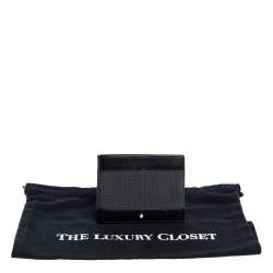 Montblanc Grey/Black Canvas and Leather Meisterstuck Bifold Wallet