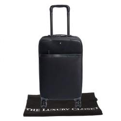 Montblanc Black Nylon and Leather Nightflight Carry-on Weekend Trolley 